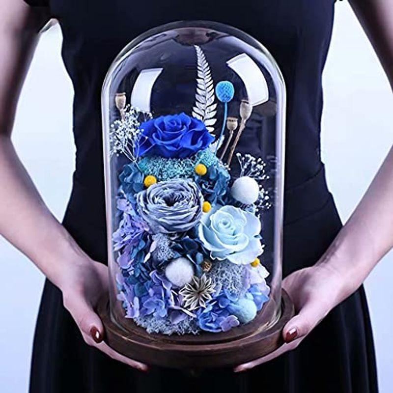 プリザーブドフラワー 枯れない花 プレゼント 花 結婚記念日 妻 バラ ギフト ガラスポット ケース入り ぶりざーどフラワー 薔薇 ドライフ 仏具 仏具セット ミニクリスタル クリアー 5点セット 2.5寸 湯茶器 仏飯器 花立 香炉 灯立 セット おしゃれ 仏具 セット おしゃれ SKC1072429586(10083円)