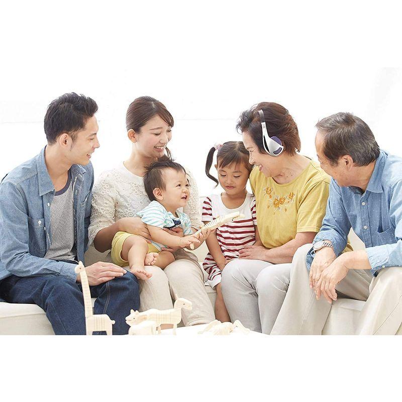 松栄電子工業 ルーセンテクノ 日本製 ヘッドホンタイプ 集音器 Phontec 自動電源オンオフ機能 軽・中度難聴 おしゃれ 贈り物 グレー