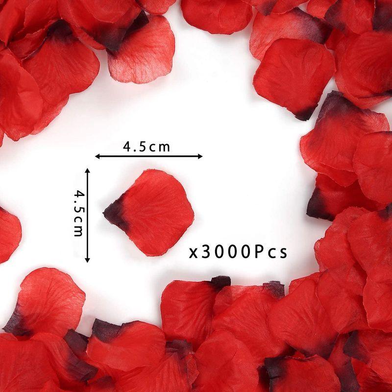 本日限定 花びら 3000枚セット フラワーシャワー 薔薇 造花 プロポーズ 飾り 結婚式 ウエディング ２次会 誕生日 お祝い クリスマス パーティ Ocharecords Com