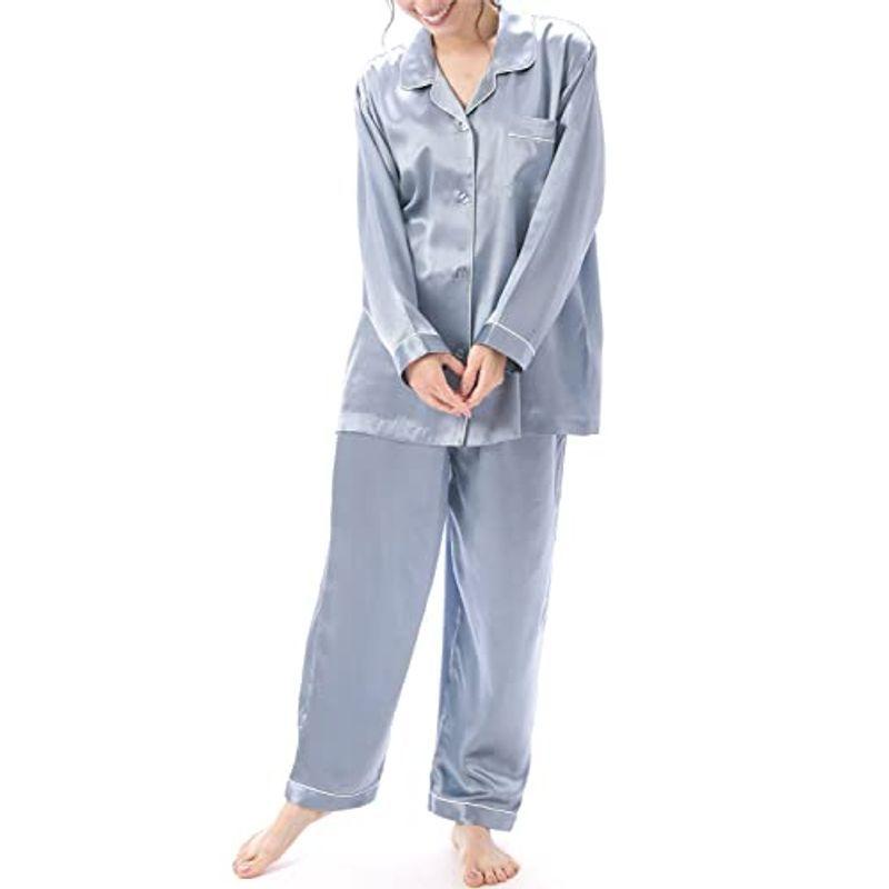 人気満点 前開き 長袖 19匁 A6ランク 高級シルク100 レディース パジャマ シルク Nishikiニシキ 上下セット ルームウェア 長ズボン パジャマ Michiganestateplanning Com