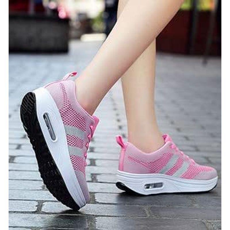 国内送料無料 マナンティアール スニーカー レディース シューズ 女 靴 厚底 ピンク 24 衝撃吸収 撥水性 旅行 婦人 かわいい Materialworldblog Com
