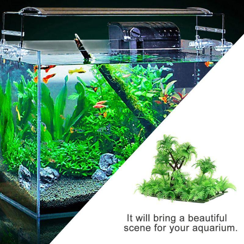 D Stone アクアリウム 水槽 オーナメント インテリア かくれ家 ガラス 植物 無 ポット 2個 全商品オープニング価格 小さな魚のタンクの内部造園の水槽の植物の装飾小さい Studio Ellis Be