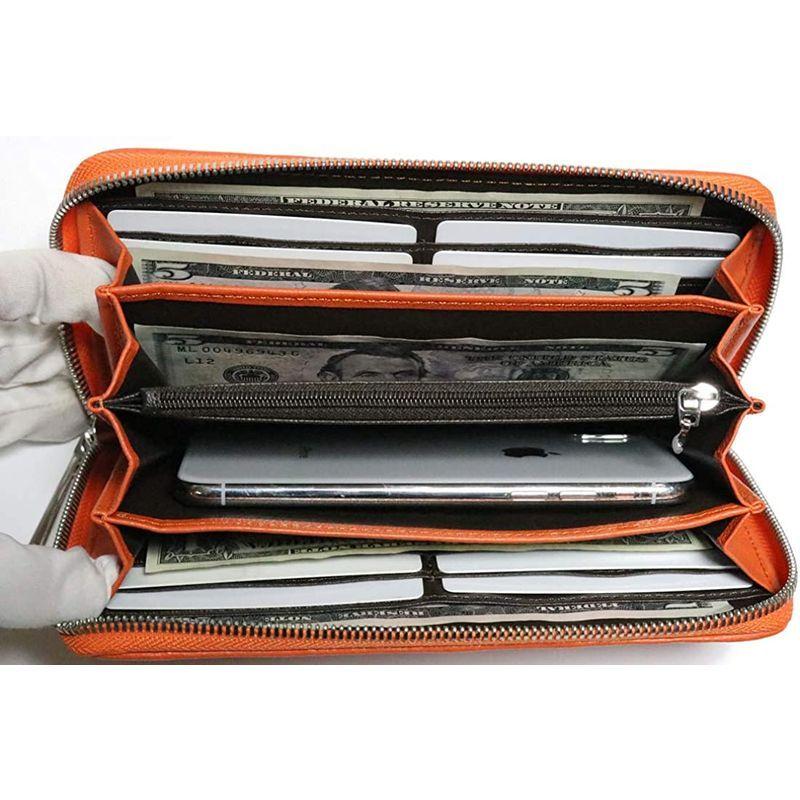 再追加販売 オレンジ 本革 クロコダイル クロコ 鰐革 ワニ皮 ワニ革 鰐