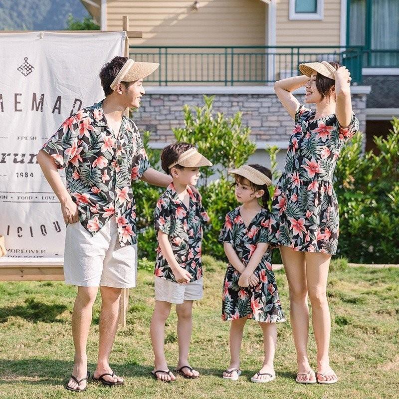 アロハシャツ メンズ 親子コーデ アロハシャツ 親子 ペアルック 親子 お揃い 親子 ペア アロハ ワンピース リゾートワンピース 男性はアロハシャツのみ djf159 Chocooto 通販 Yahoo ショッピング