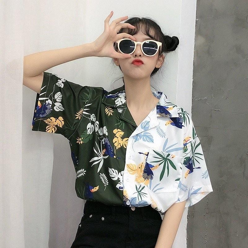 レディース シャツ ブラウス アロハシャツ ハワイシャツ 日焼け止め服 半袖 花柄 プリント 薄手 ゆったり ビーチ 浜辺 リゾート 春夏秋 20ncs106 Chocooto 通販 Yahoo ショッピング