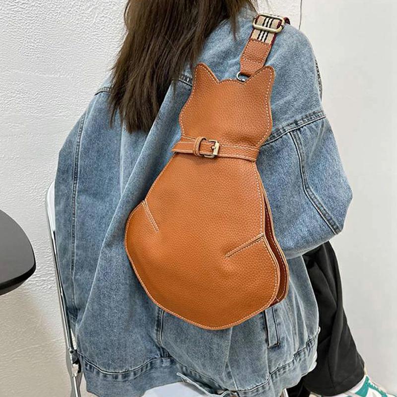 猫型ボディーバッグ 猫 バッグ ショルダーバッグ レディース 猫