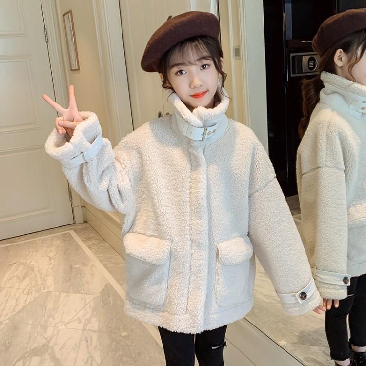 ジャケット ラムウール コート 冬着 防寒コート 韓国スタイル 厚手 女の子 子供服 秋冬服 あったか裏起毛 キッズコート 通学 可愛い A60 Chocooto 通販 Yahoo ショッピング