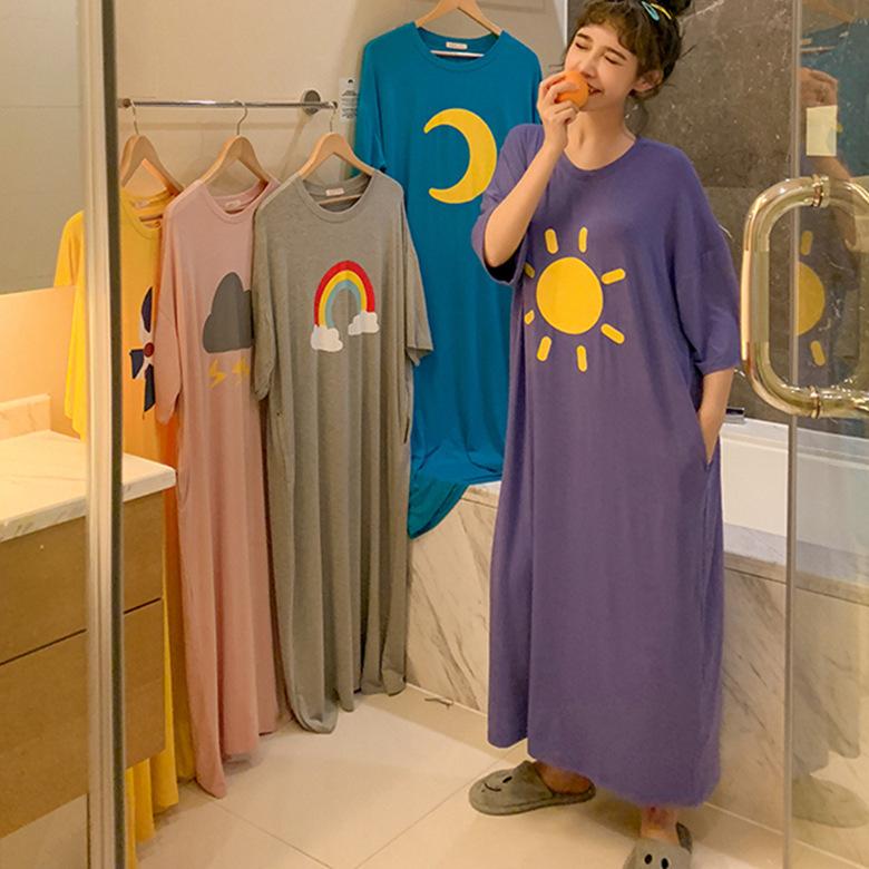 Sale 67 Off パジャマ ルームウェア レディース 半袖春夏 大きいサイズ 韓国風部屋着寝巻き ワンピースタイプ ネグリジェ オシャレ 可愛い ゆったり