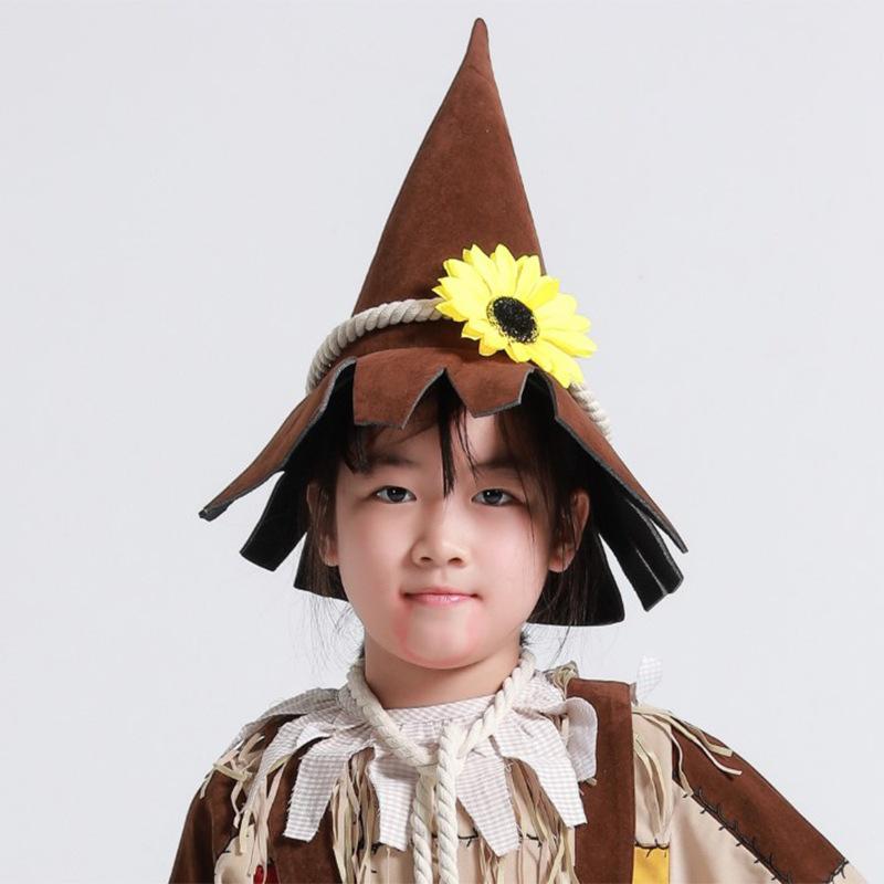 オズの魔法使い かかし かわいい ワンピース 子供用 キッズ ハロウィン S L 演出用 コスプレ衣装 J28 Chocooto 通販 Yahoo ショッピング