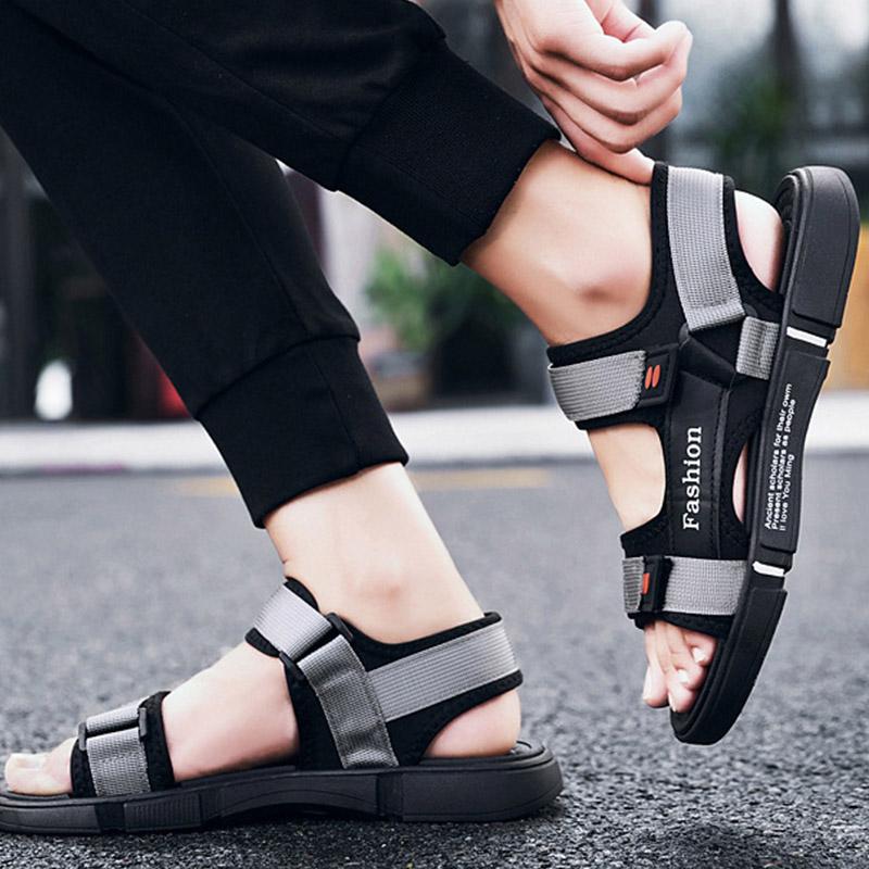 スポーツサンダル メンズ サンダル アウトドア ストラップ ベルト 黒 厚底 滑らない 歩きやすい コンフォートサンダル ビーチサンダル 水陸両用 防臭防滑 夏 |  | 12
