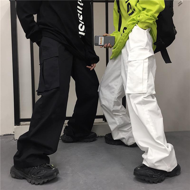 カーゴパンツ レディース 原宿系 春夏秋 最大 Offクーポン ボトムス ズボン ダンスパンツ ダンス衣装 ストリート系 ウエストゴム ヒップホップ 韓国ファッション ワイドパンツ
