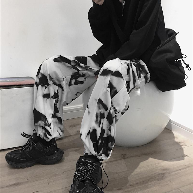 ボトムス カーゴパンツ スポーティ ヒップホップ ダンス 衣装 韓国ファッション ストリート風 個性的 服 原宿系 男女兼用 最安値で