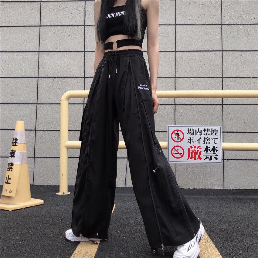 ボトムス カーゴパンツ スポーティ ヒップホップ ダンス 衣装 韓国ファッション ストリート風 個性的 服 原宿系 男女兼用 予約受付中