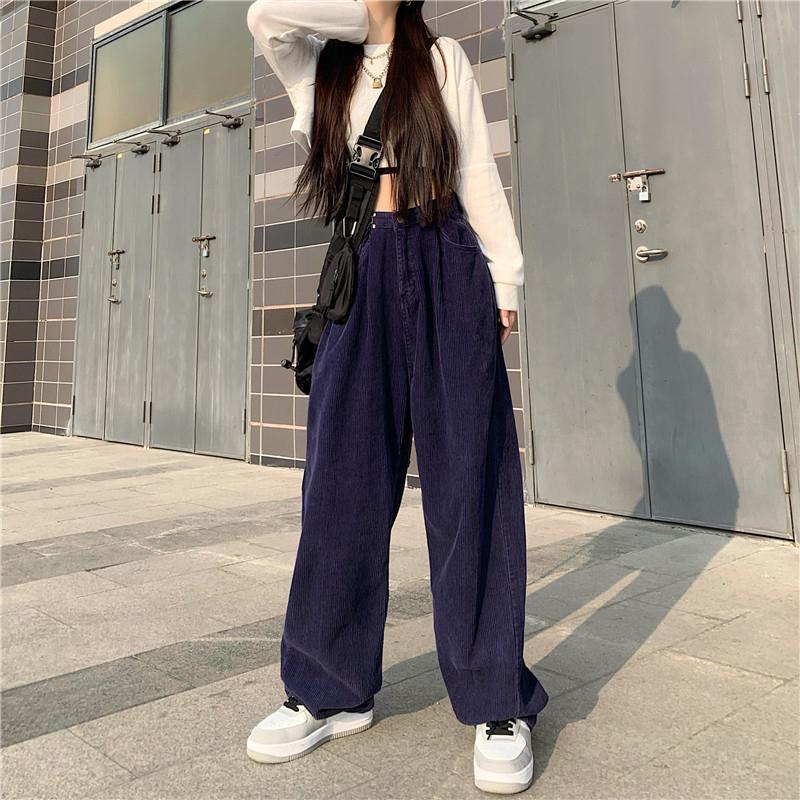 コーデュロイ カーゴパンツ レディースボトムス カーゴパンツ スポーティ ヒップホップ ダンス 衣装 韓国ファッション ストリート風 個性的 服 原宿系 K409 Chocooto 通販 Yahoo ショッピング