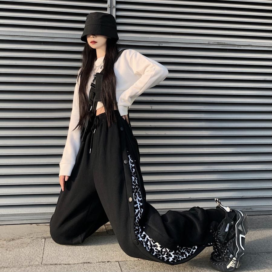 原宿系 Hiphop カーゴパンツ ダンス 衣装 レディース ボトムス パンツ 韓国 かっこいい ガールズ ズボン ロング ストリート系 K414 Chocooto 通販 Yahoo ショッピング