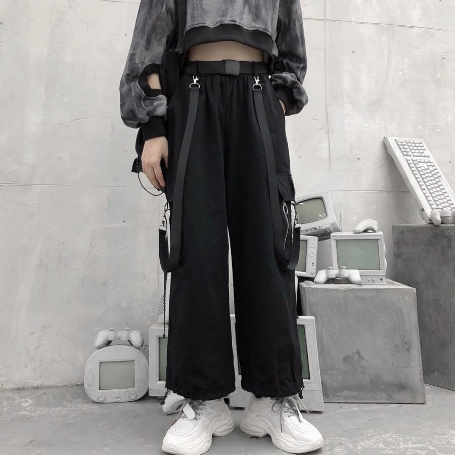 デニム ジーンズ 女性 レディース ロングパンツ タイトパンツ ストレート ペンシルパンツ スリム 着痩せ ボトムス Hiphop ヒップホップ 個性的 ファッション 3色 在庫あり
