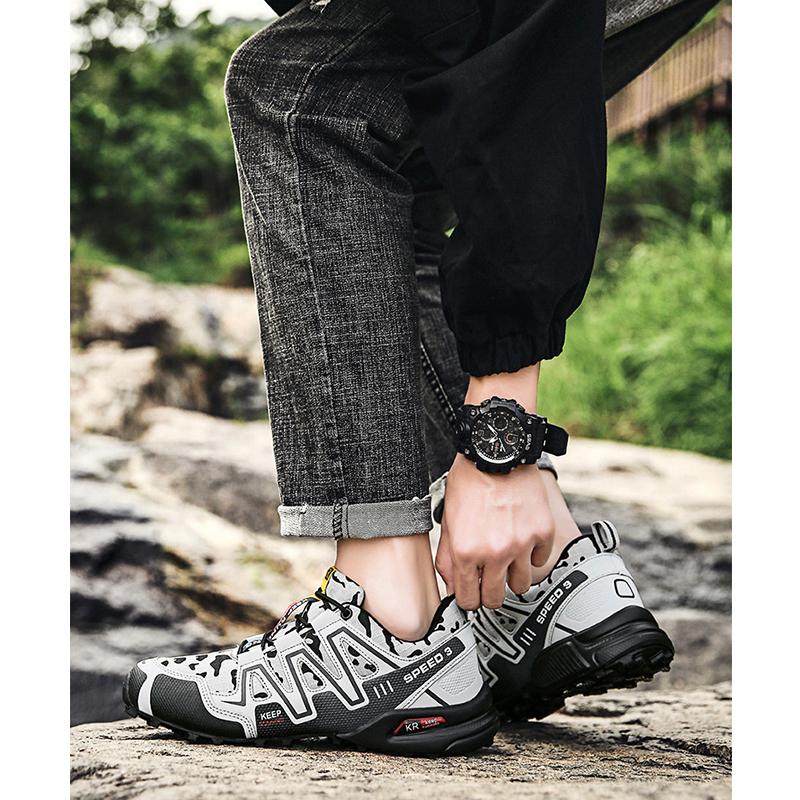 アウトドアシューズ メンズ おしゃれ トレッキングシューズ マウンテンブーツ 登山靴 メンズブーツ ハイキング 防滑 カジュアルシューズ 靴 通気 運動靴 Ll38 Chocooto 通販 Yahoo ショッピング