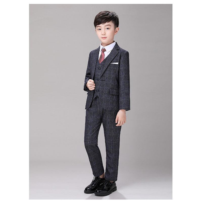 卒業式 入学式 スーツ フォーマル 男の子 人気 令和 チェック柄 子供 超安い品質 カジュアル 七五三小学校 結婚式 長袖 春秋冬 タキシード 発表会