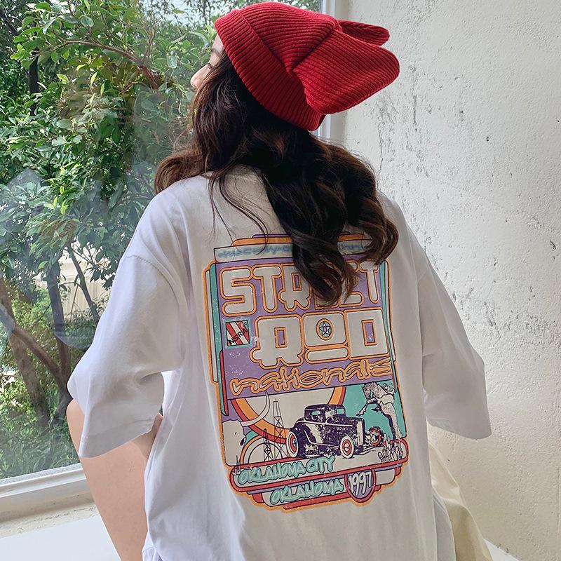 Tシャツ 半袖 ガーリー 韓国 原宿系 無地 ファッション レディース トップス カジュアル スポーティー Bf風 ヒップホップ ダンス ストリート風 カジュアル Oo169 Chocooto 通販 Yahoo ショッピング