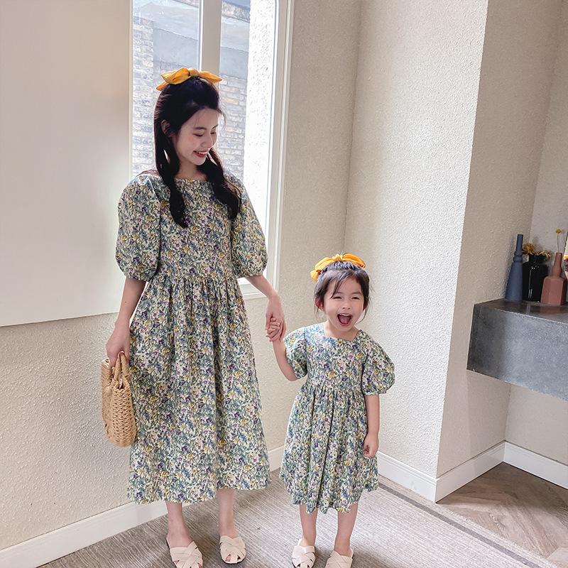 ママ 娘さん 親子お揃い ママとお揃い 娘とペアルック 親子ペア フローラル ワンピース 花柄 半袖 親子服 キッズ プレゼント 女の子 レディース 子供服 夏 Q304 Chocooto 通販 Yahoo ショッピング