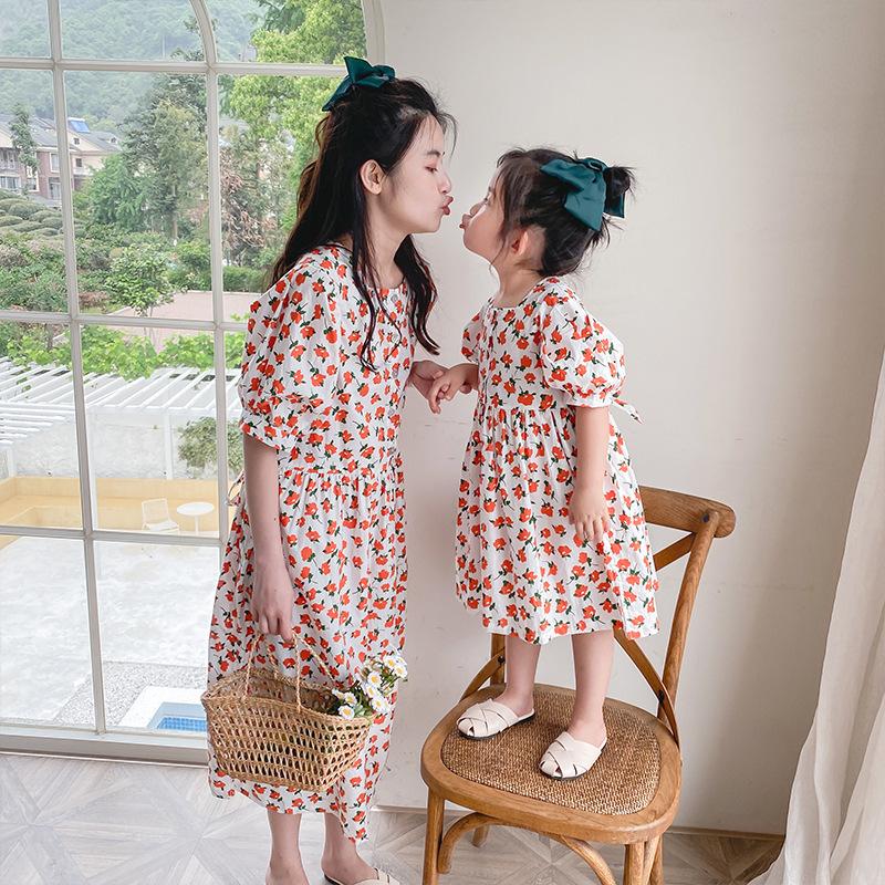 ママ 娘さん 親子お揃い ママとお揃い 娘とペアルック 親子ペア フローラル ワンピース 花柄 半袖 親子服 キッズ プレゼント 女の子 レディース 子供服 夏 Q304 Chocooto 通販 A Can B チュニック ママとお揃い Studiodeiure It