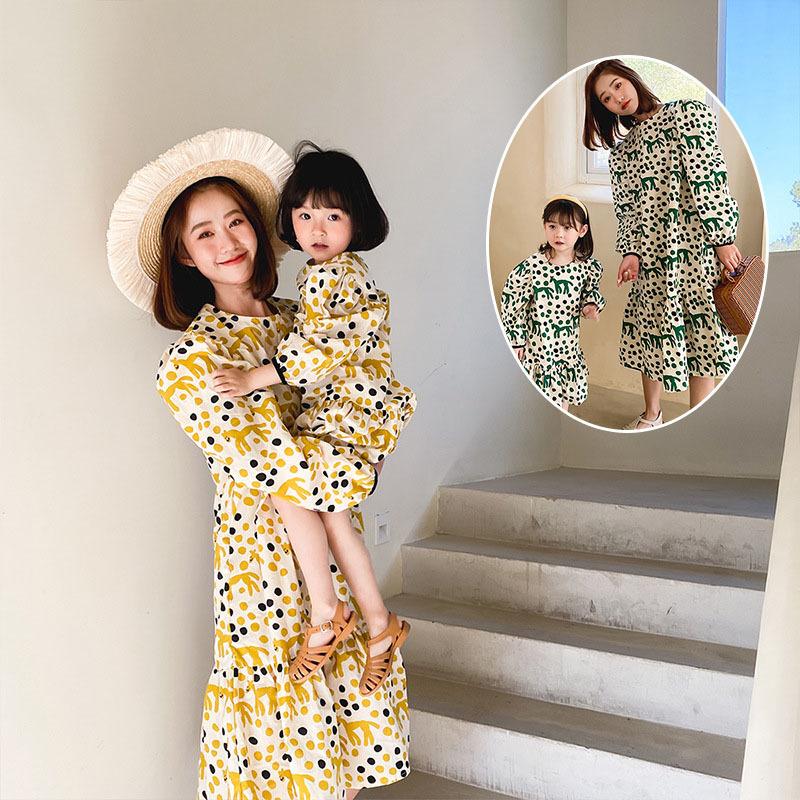 ママ 娘さん 親子お揃い 花柄 親子ペアワンピース ペアルック 親子服 家族旅行 キッズ 大人 女の子 母 レディース 子供服 Aラインワンピース Q309 Chocooto 通販 Yahoo ショッピング