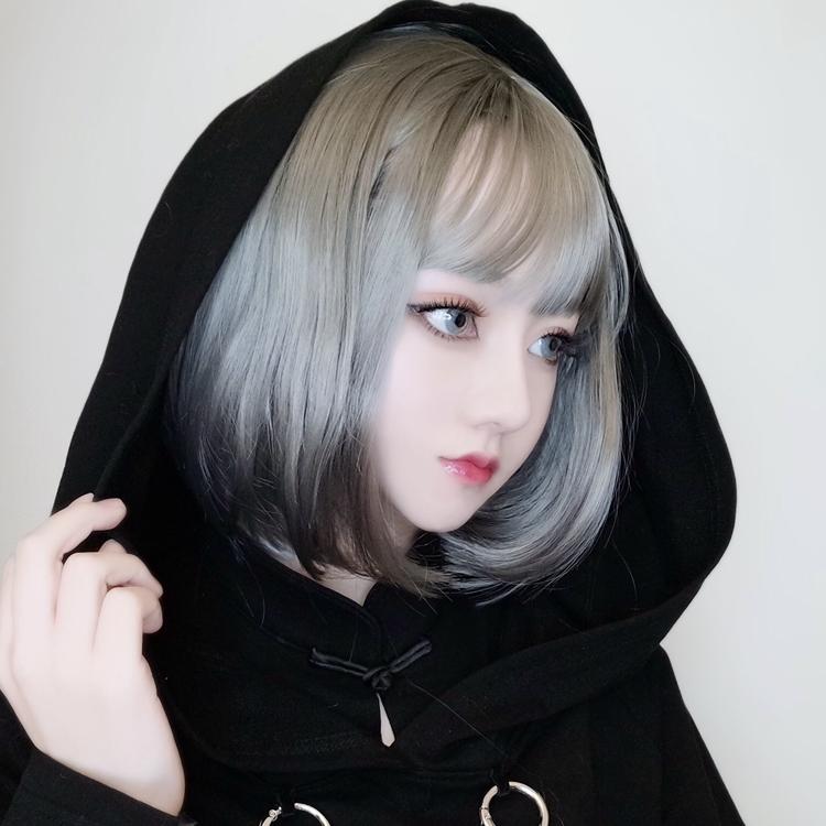 ウィッグ ボブ 自然 フルウィッグ ボブウィッグ ショート グラデーション カール ツートン ミディアム ウイッグ かつら コスプレ Qq2 Chocooto 通販 Yahoo ショッピング