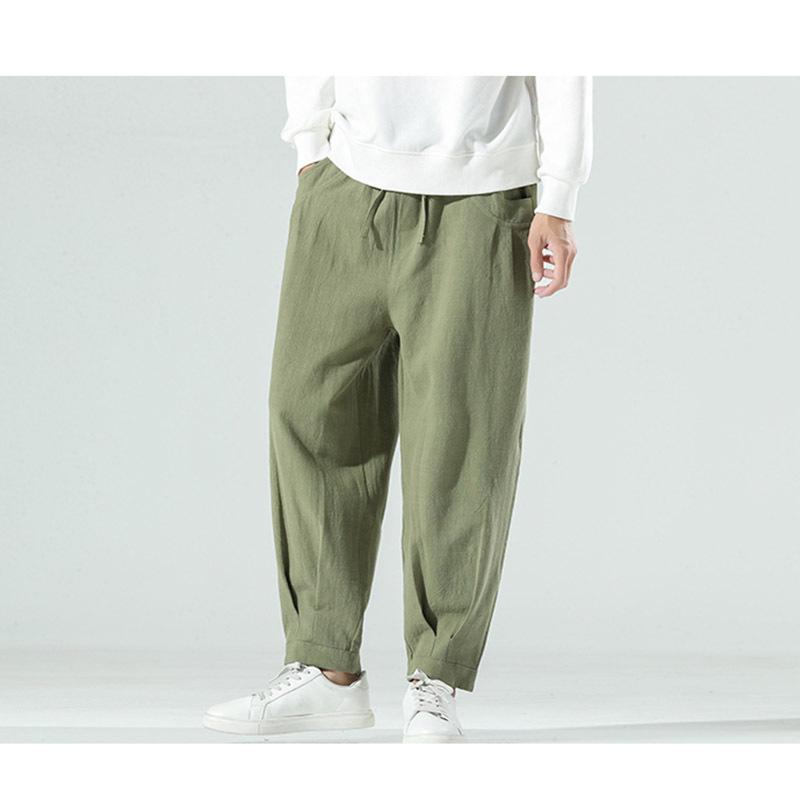 サルエルパンツ メンズ ワイドパンツ リネンイージーパンツ ハーレムパンツ ガウチョパンツ 大きいサイズ 大放出セール カジュアル 薄手