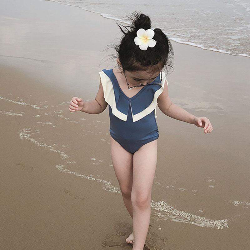 キッズ 水着 女の子 ワンピース 子供水着 ジュニア ヘッドアクセサリー キュート 女児 ガールズ 水遊び プール 海 川 アウトドア 動きやすい おしゃれ Vvv24 Chocooto 通販 Yahoo ショッピング