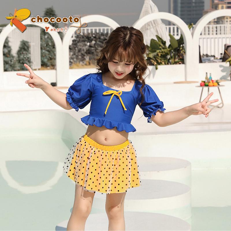 キッズ 水着 ワンピース 女の子 子供水着 3点セット 連体水着 子ども 小学生 女児 オールインワン チェック柄 海 温泉 ビーチ 韓国風 水遊び ジュニア 水泳服 Vvv36 Chocooto 通販 Yahoo ショッピング