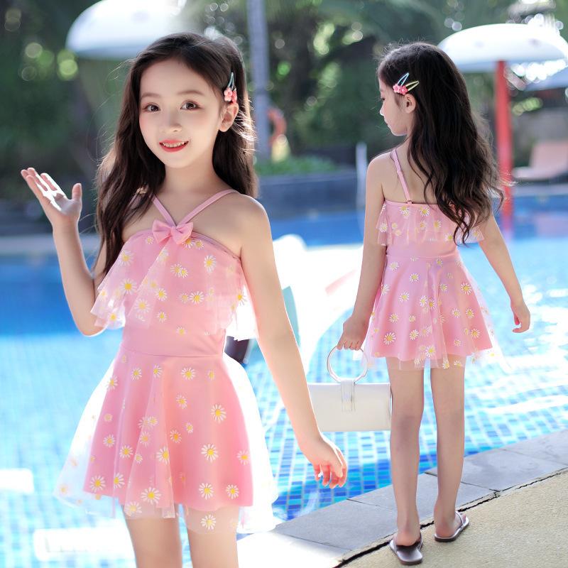 売り切れ必至！ 韓国 子供服 水着 マリン セパレート ビキニ ベビー ピンク セットアップ