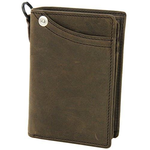 [コルボ] CORBO. クレイワークスホース 二つ折り財布 縦型 CO-8JF-9978-DB ダークブラウン