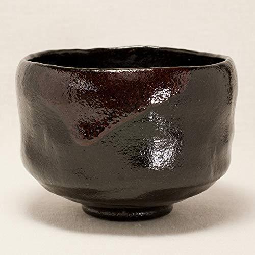 楽七造り 黒楽茶碗 在銘 茶道具 美品
