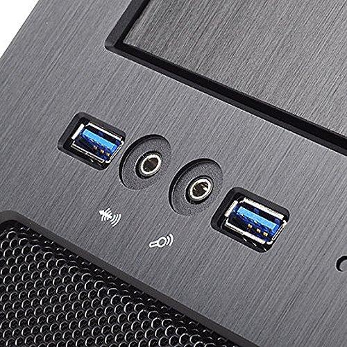 SilverStone Temjinシリーズ Micro-ATX PCケース ブラック SST-TJ08B-E TJ08