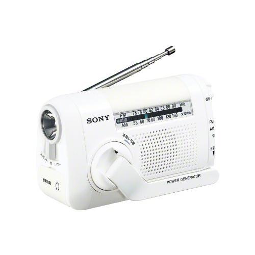 SONY FM/AMポータブルラジオ ホワイト ICF-B08/W(11829円)