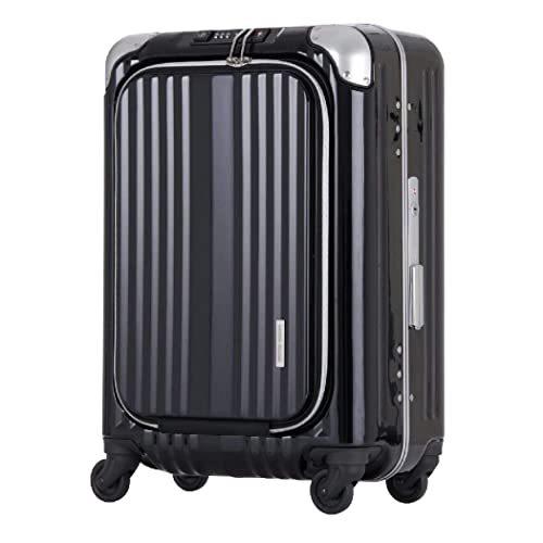 ビジネス スーツケース キャリーケース キャリーバッグ フレームタイプ フロントオープン PC収納 SSサイズ 小型 