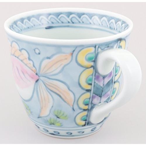 2198 波佐見焼 林九郎窯 富士型雲海山水 皿 5客 時代物 2198 波佐見