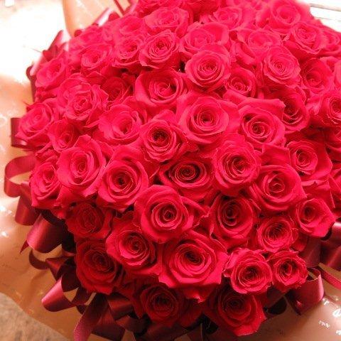 還暦祝い 赤バラ 60本 花束風 プレゼント プリザーブドフラワー 60輪