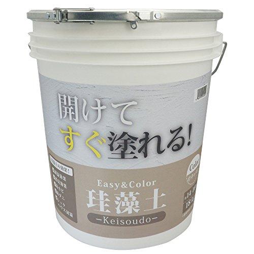 ワンウィル　EasyColor珪藻土　18kg　キャメル　3793060018