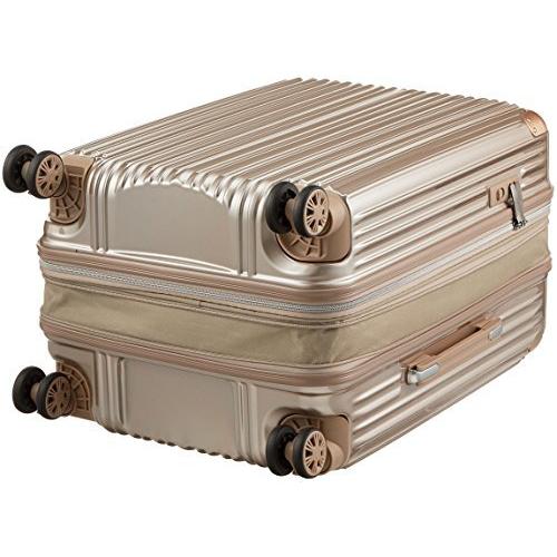 [シフレ] ハードジッパースーツケース キャリーケース 容量アップ拡張機能付 Mサイズ 中型 付 62-68L Trident トラ? 