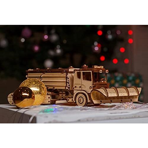 EWA Eco-Wood-Art Wooden Models Snowtruck EWA Eco Wood Art