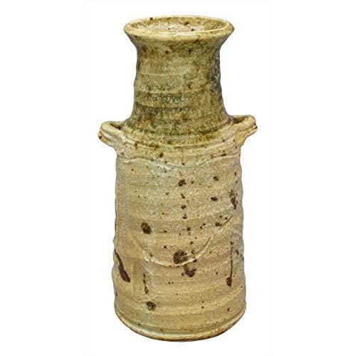 美濃焼 水野輝幸 花瓶 花器 耳付 灰釉 039-0027(10985円)