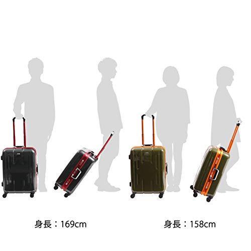 [ゼットエヌワイ]Z.N.Y ラウビル スーツケース 56L 06381 ブルーxガンメタリック/15 