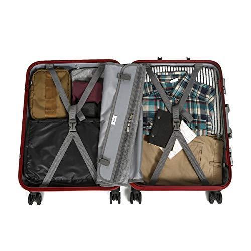 [ゼットエヌワイ]Z.N.Y ラウビル スーツケース 56L 06381 ブルーxガンメタリック/15 