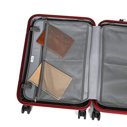 [ゼットエヌワイ]Z.N.Y ラウビル スーツケース 56L 06381 ブルーxガンメタリック/15 