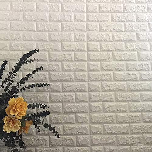 日本製】3D 壁紙 レンガ DIYクッション 防音シートウォールステッカー
