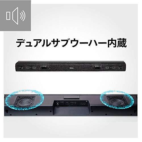 デノン サウンドバー DHT-S216 DTS Virtual X/Bluetooth対応 ブラック Denon DHT-S216K DHT Virtual ライフスタイル分科会