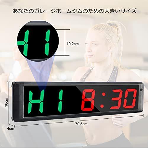 Jhering スポーツタイマー 得点板 トレーニング タイマー ストップウォッチ 多機能 インターバル ジム フィット? 