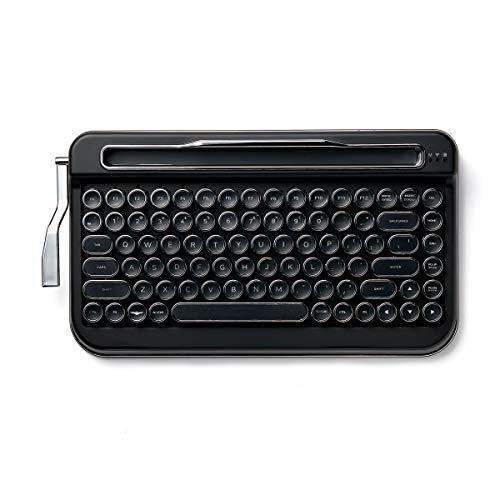 アイアス タイプライター風レトロキーボードPENNA Black