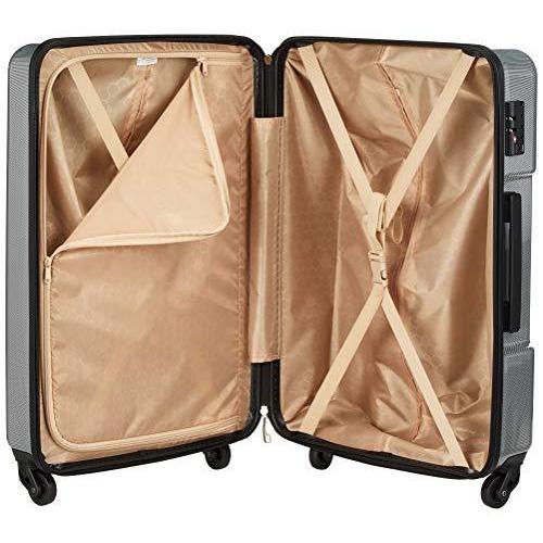 [パンビーヌ] スーツケース GY-K ハードキャリーS&L 2個セット(62cm/72cm) 72 cm カーボンシルバー 